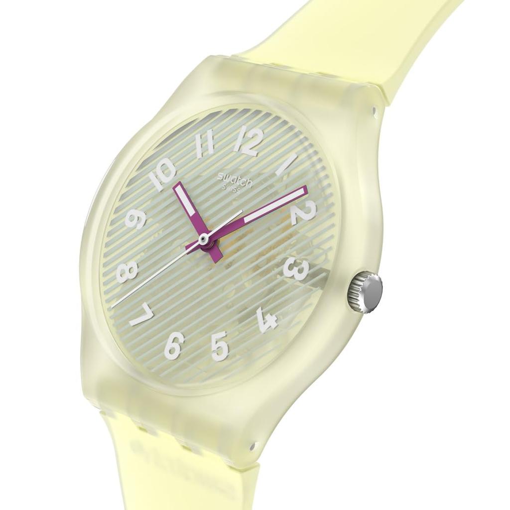 GENT BIOSOURCED WAVELENGTHS OF SAND Uhr SO28J102 Unisex Erwachsene Gelb [Swatch]