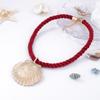 European and American Simple Fashion Exaggerated Individual Cold Wind Alloy Shell Pendant Necklace Trendy Temperament Holiday Style Woman