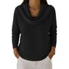 Solid Color Casual Loose T-shirts For Woman Vintage Women's Oversized T-shirt Long Sleeve Tees Fashion Female Tops