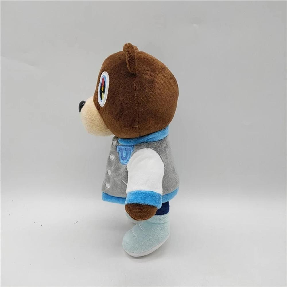 Kawaii Kanye Dropout Bear Orsacchiotto Peluche Giocattoli Kanye West Diploma Morbido Riempito Decorazione Stanza Casa Regalo di Compleanno