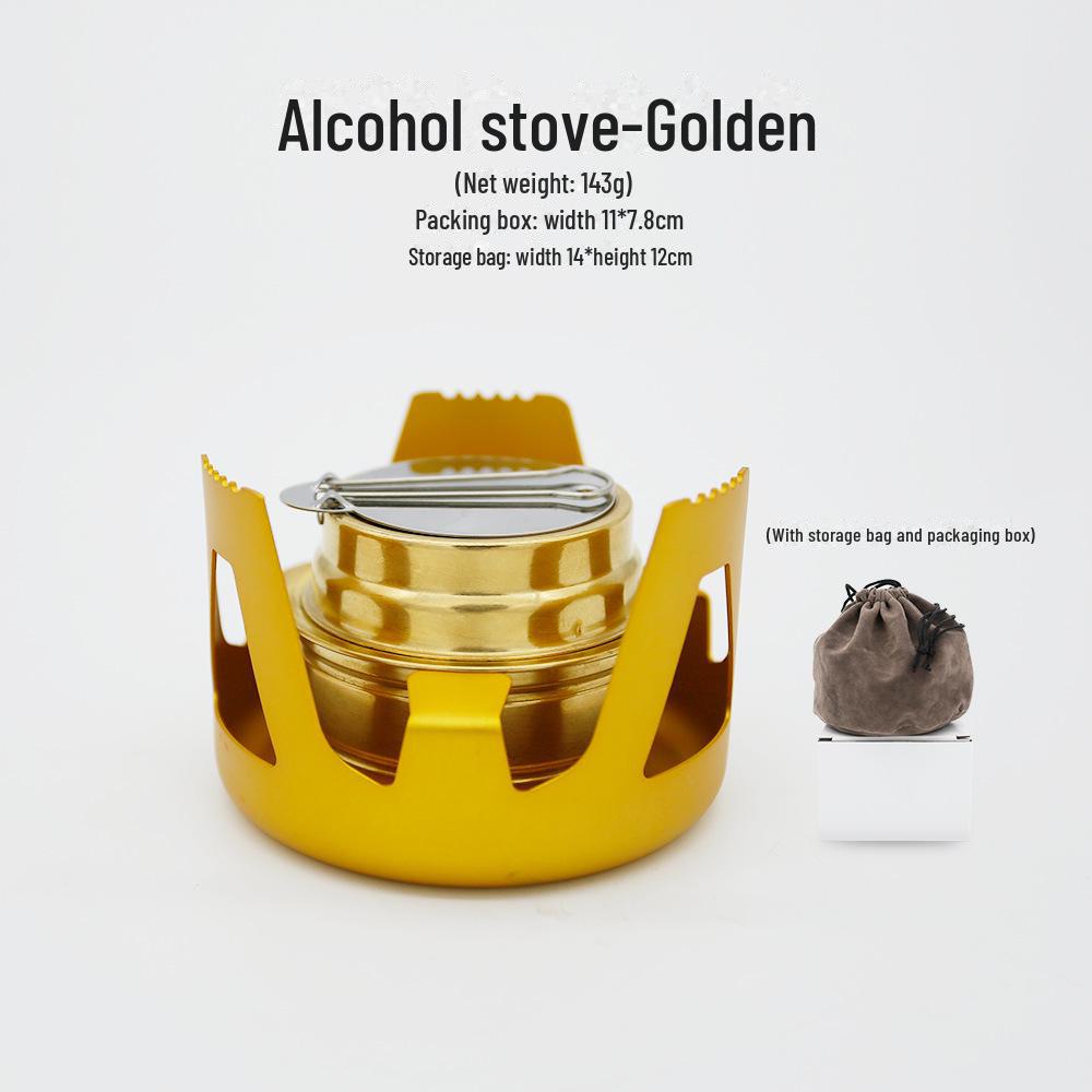 Windproof Portable Camping Alcohol Stove Set