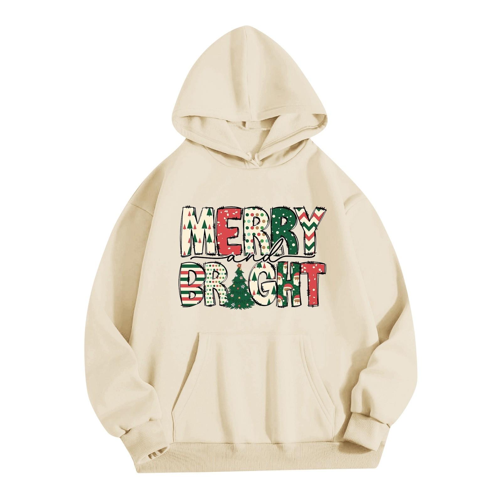 

Женская однотонная толстовка с капюшоном и длинным рукавом с принтом XL бежевый