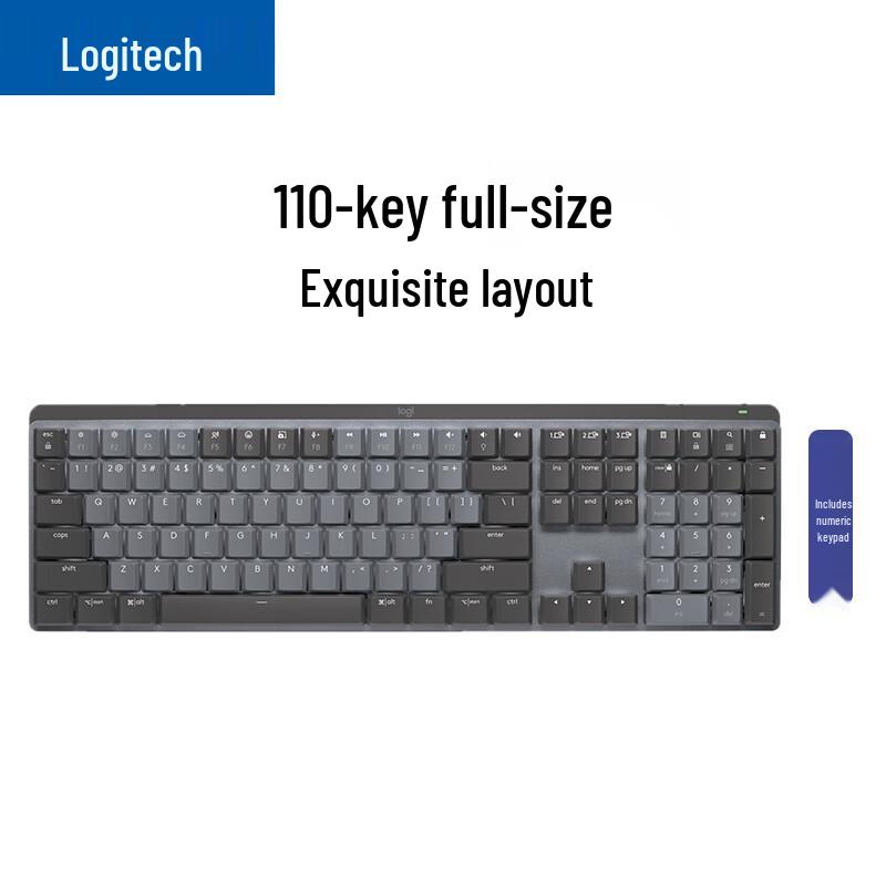 

Logitech G MX Full-Size Wireless Mechanical Keyboard
