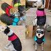 Winter Puppy Costume Warm Hiking Outdoor Pet Clothes For Small Large Dogs Cats Waterproof Zipper Vest Coat With D-Ring