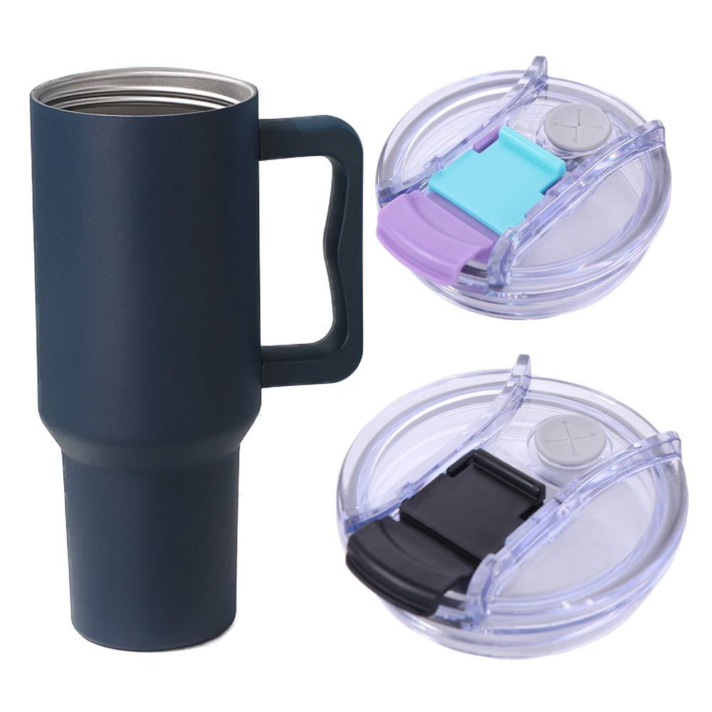 2Pcs Leak-proof Car Cup Lid Spill Proof Tumbler Cover Practical Tumbler Cup Cap  Bottle