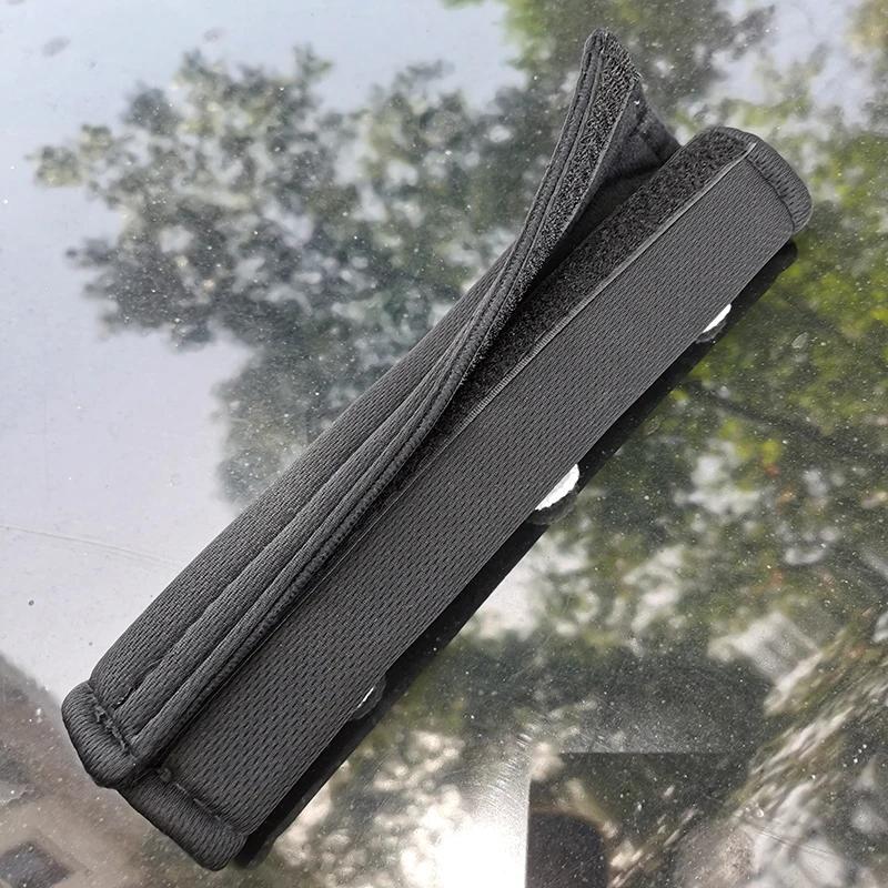 2pcs Ice Silk Pink Flower Shoulder Protection Cartoon Creative Car Seat Belt Shoulder Protection Small Flower Car Interior