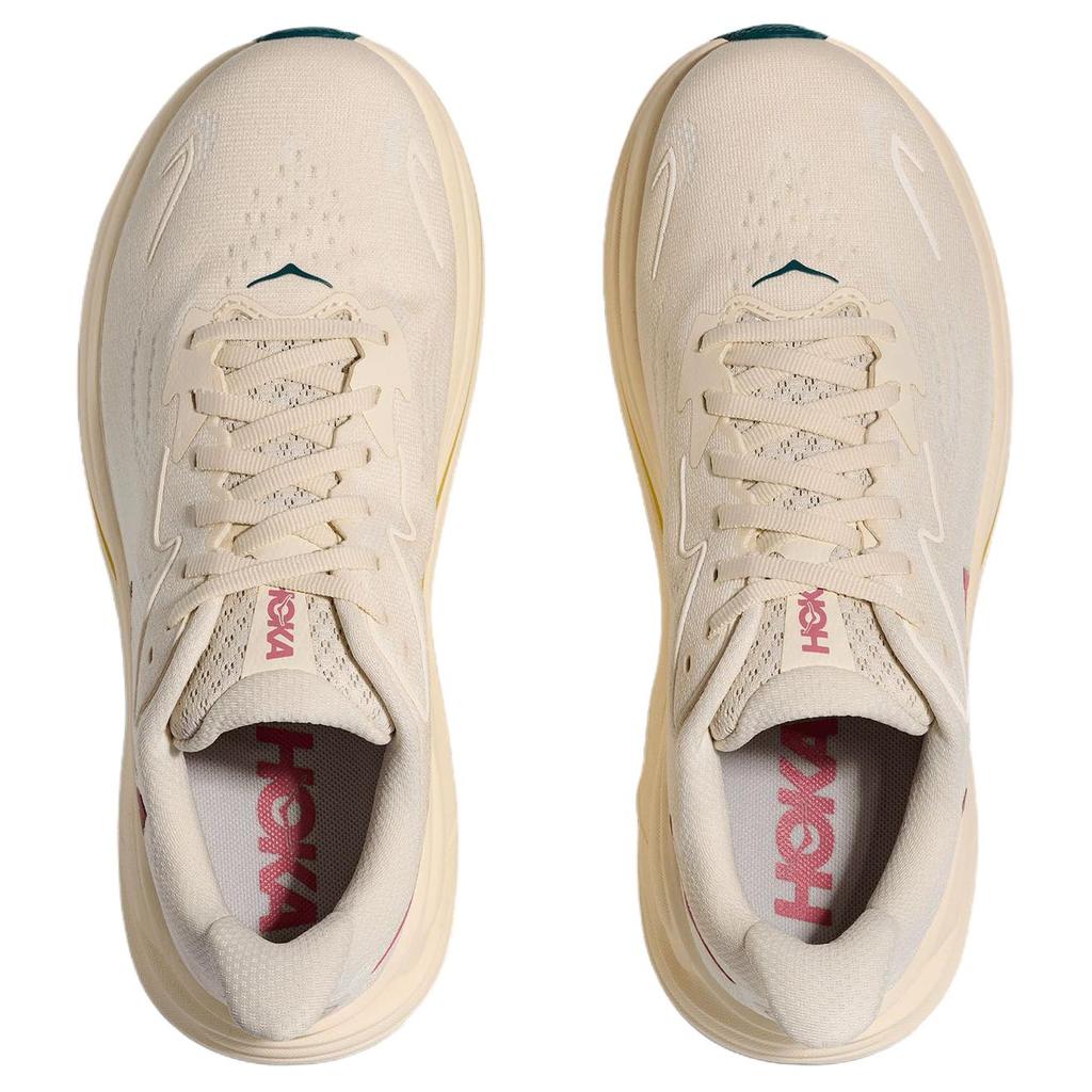 Hoka One One Clifton 10 Comfortable Durable Supportive Cushioning Running Shoes Women sneaker Beige 1162031-BHLB