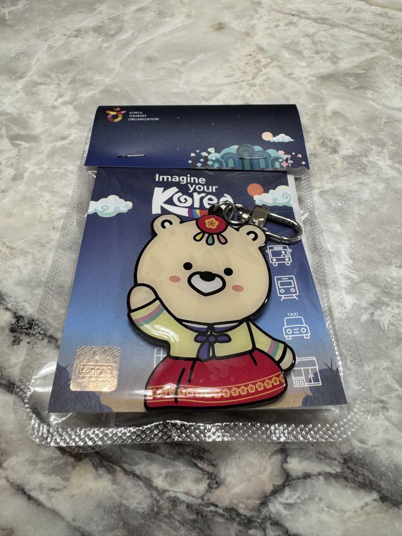 

[USED] Korea Transportation IC Card Key Ring Keychain T-Money