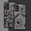 Phone Cover Case for Samsung Galaxy A16 A15 A17 A52 A35 A52S A72 A56 A55 A14 A23 A53 A54 A73 A33 A34 A36 Creative Art Flower