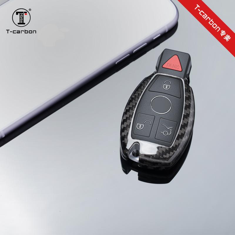 True Carbon Fiber Key Case for Mercedes-Benz G63 S65 CLS AMG