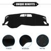 Dashboard Cover Compatible for Mitsubishi Outlander 2023, Non-Slip Polyester Black Dash Cover Mat Dash Board Protector Cover