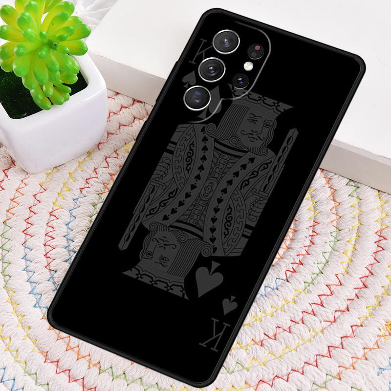 Poker Surreal Aesthetic Art Phone Case For Samsung Galaxy note 10 pro S26 S25 S24 S23 S22 Ultra Plus S21 FE S20 Shockproof Cover