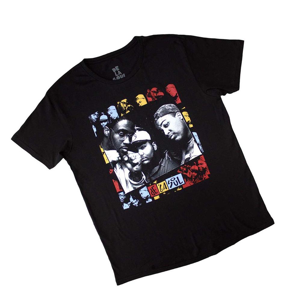 De La Soul Unisex Adult Collage T-Shirt