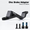 Bicycle Brake Adapter Mount Brake Adapter 74mm To 34mm Aluminum Alloy BMX Bike Accessories Brake Caliper Mount Adapter Bike Brake Adapter Disc Brake