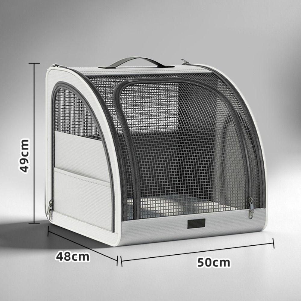 Foldable Car Dog Cat Carrier Breathable Car Pet Travel Bag Portable Dog Kennel Bag Travel