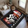 Halloween Horror Icons Area Rug Perfect for Decorate Room Living Rooms Bedrooms Outdoor Anti-slip Rug Office Home Decor Best for Christmas
