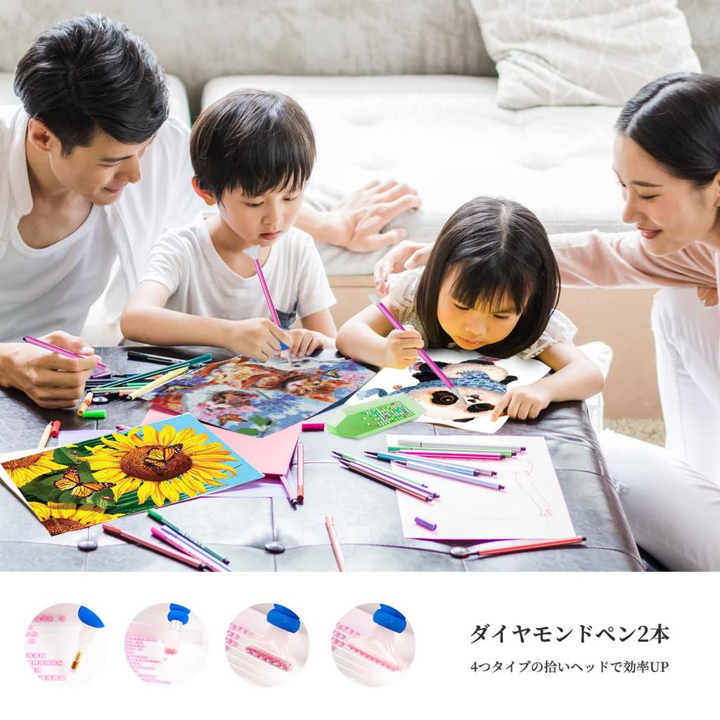 CCOKA Diamond Art Kit 5D Diamond Painting Perfect for Picture Frame Diamond Painting Full Paste A3 Size Mosaic Art Beginner (Parrot)