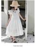 Summer 2025 Girls' Lace Princess Dress - Trendy Long Style for Big Children