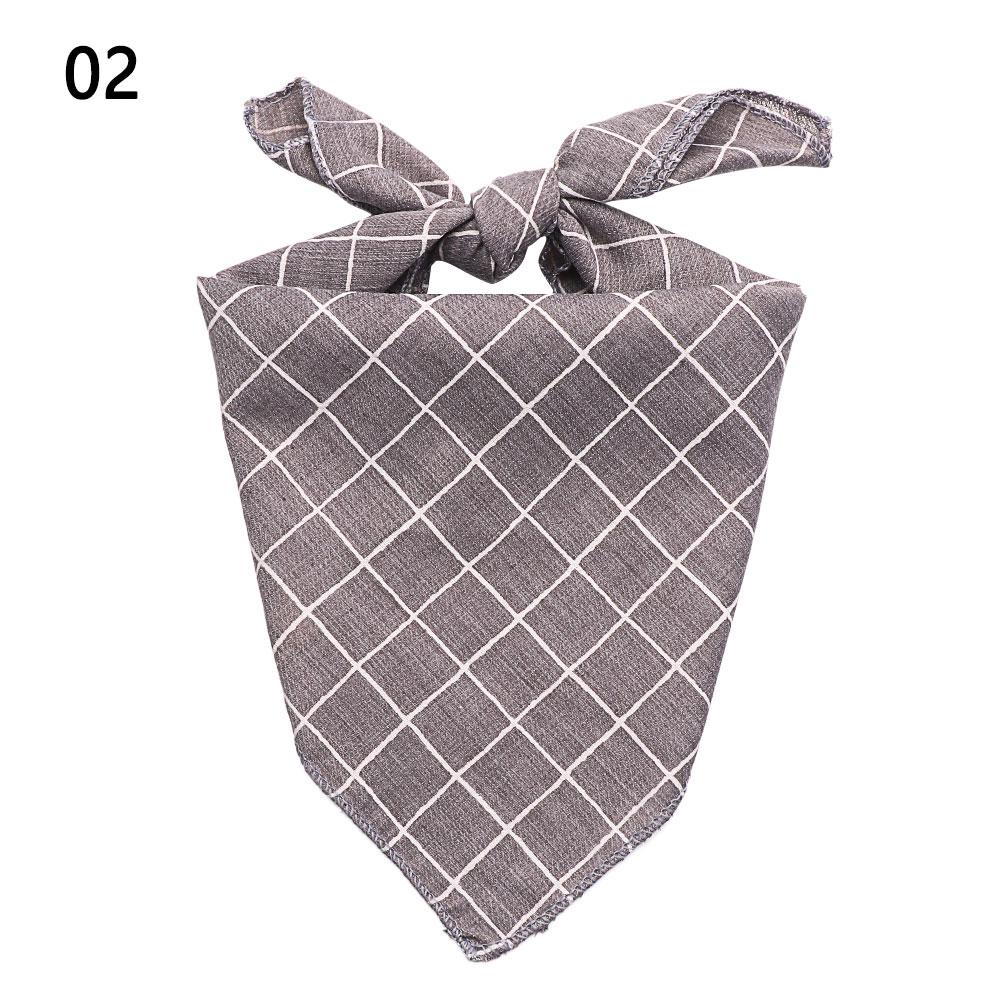 Potřeby Trojúhelníkový šátek Nákrčník Kostkované tečky Šátek Kočka Neck Šátek Šátek pro psa Šátek pro psa Obojky