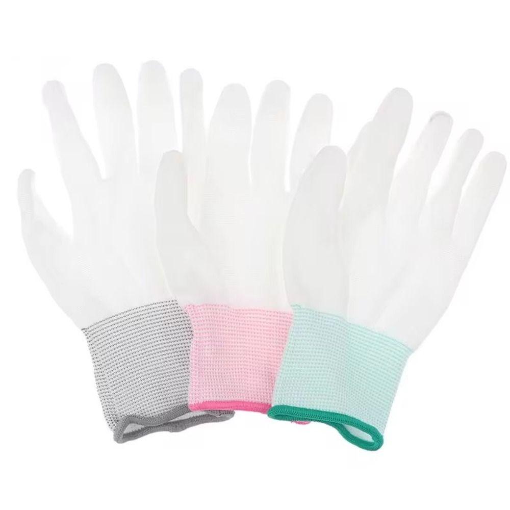 

12 Pair Rubberized Antistatic Gloves Safety ESD Electronic Working Gloves Dust-free Factory