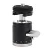 Mini Ball Head Aluminum Alloy 360 Degree Rotatable Camera Tripod Ball Head with 1 4 Inch Screw Cold Shoe Mount for