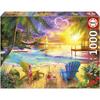 Puzzle - EDUCA - Beach of Love - 1000 Pieces - 68x48 Cm - For Adults - Nature Theme