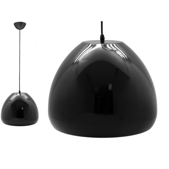 Lampe de plafond - Black - Convexe - Contemporain - 1 ampoule - Intérieur