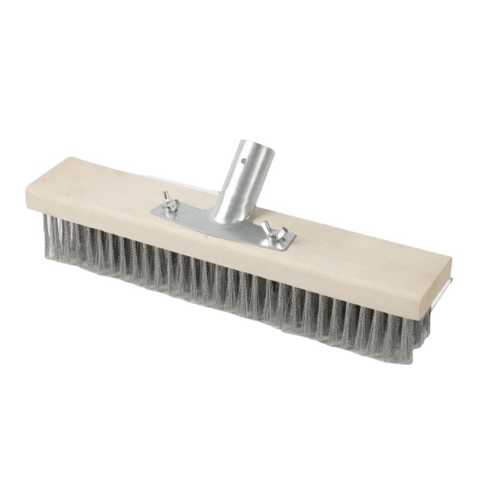 Corrosion-Resistant Wire Broom Brush Stainless Steel Floor Scrubbing Brush  Swimming Pool