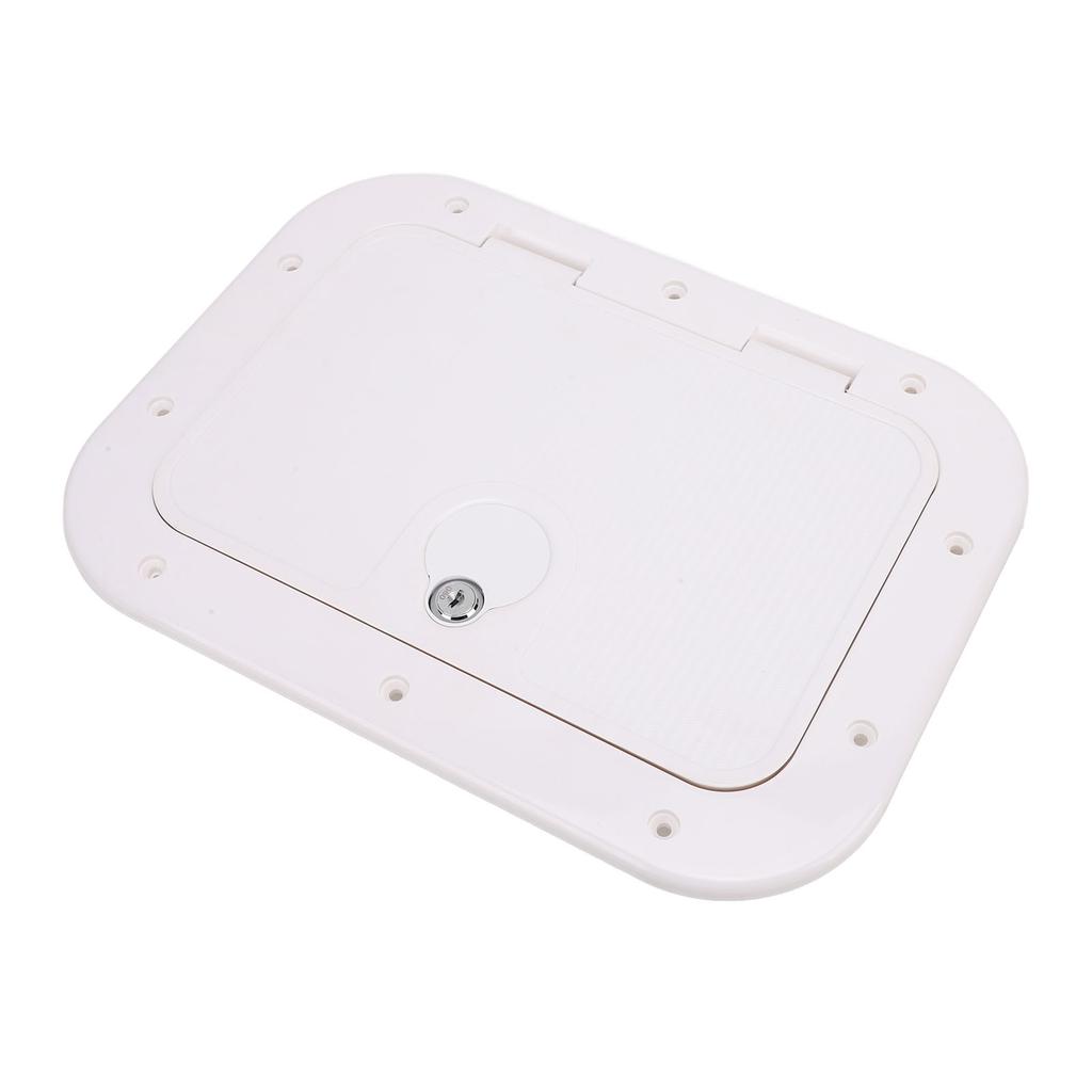 12 X 8 Inch Boat Deck Hatch with Safety Lock and Key Excellent Sealing UV Resistant for Boat Yacht RV