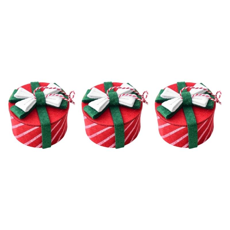 

3PCS Lightweight Durable Holiday Gift Package Deck Sustainable Not Toxic Wall Hanging Craft