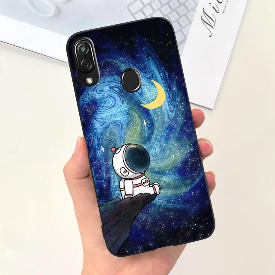 Für ZTE Blade V10 Vita 2019 Hülle Mode Blume Astronaut Silikon Stoßfester Bumper Für ZTE Blade V10 V 10 BladeV10 Vita Fundas