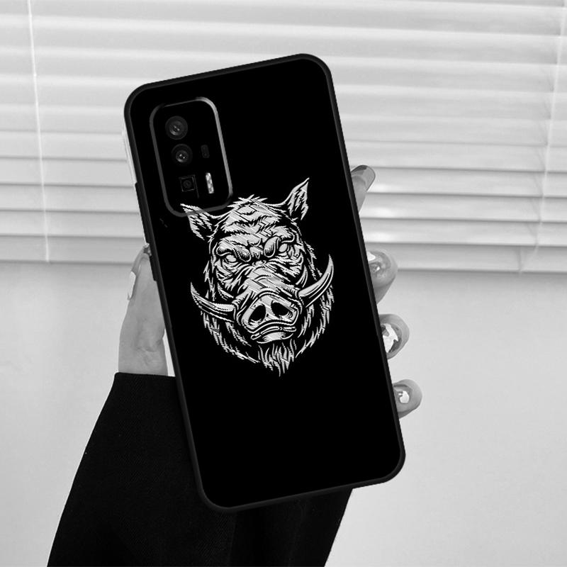 Wild Boar Cover For Xiaomi 13 14 15 Ultra 11T 12T 13T 14T Pro POCO X7 Pro X3 X5 X6 M6 F5 F6 Pro Case