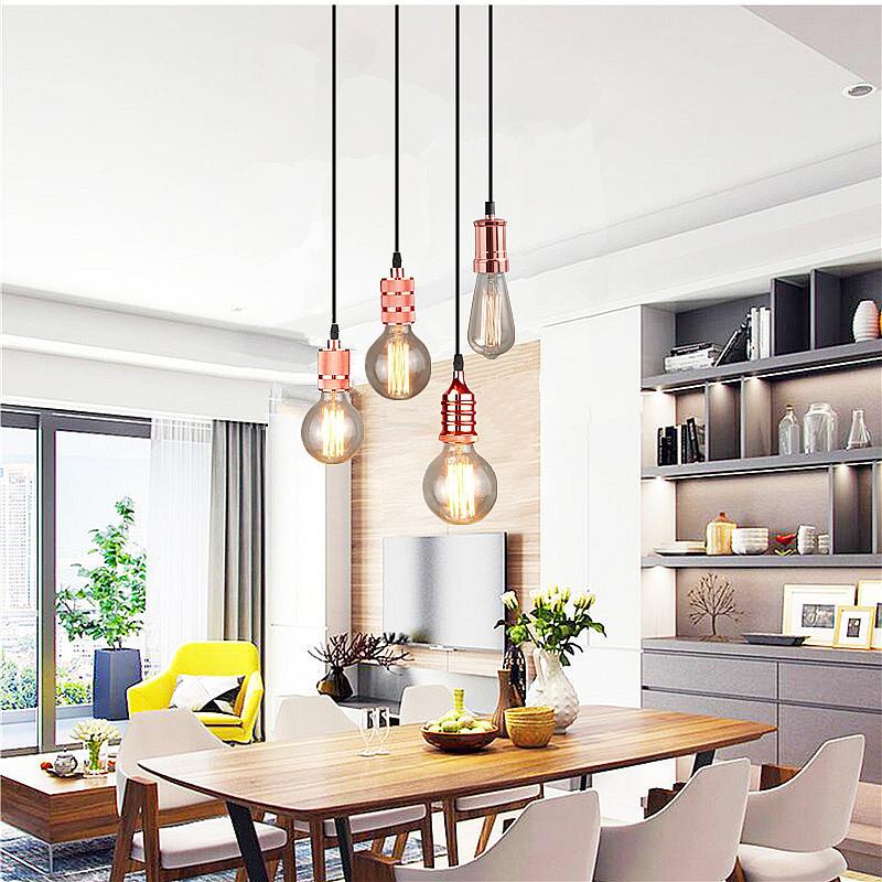 American Country Retro LED Chandelier Post Modern Minimalist Dining Living Room Creative Shop Bar Home Lighting Fixtures