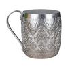 Artistic Thai Style Metal Cup With Excellent Chilling Properties Outdoor Drinking Vessel For Refreshing Summer Drink