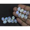 9X13-11X14MM Natural Rainbow Moonstone Oval Cabochon Loose Gemstone 16PcsLot C-1765