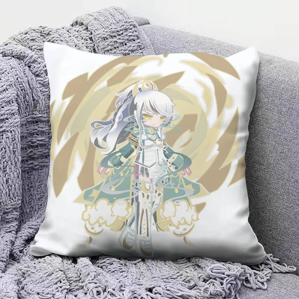 Zibai Genshin impact Game Home Sofa Cushion Covers and Aecorative Custom Pillow Covers