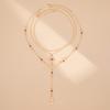 Jewelry 3-piece Set, Diamond-encrusted Cross Chain Necklace Set, Small Flower Crystal Copper-clad Iron Chain Neck Chain.