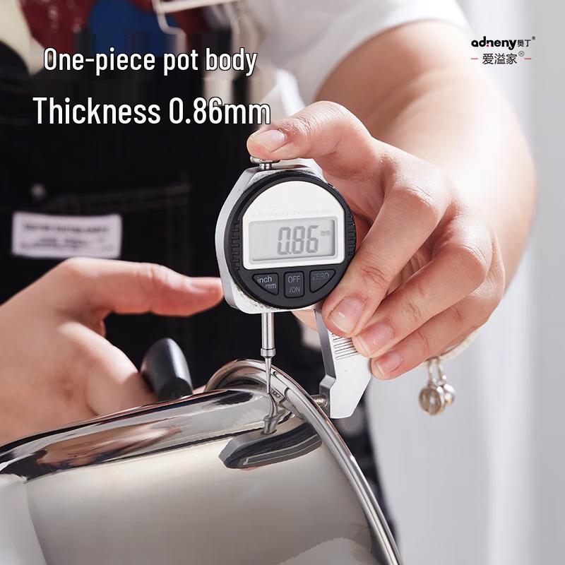 Adneny Zweilagiger Edelstahl-Dampfkochtopf