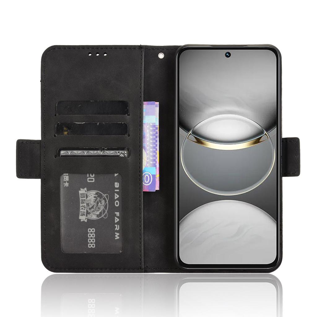 Para TECNO Spark 30 Pro 4G KL7 Capa de couro para telefone com vários slots para cartão