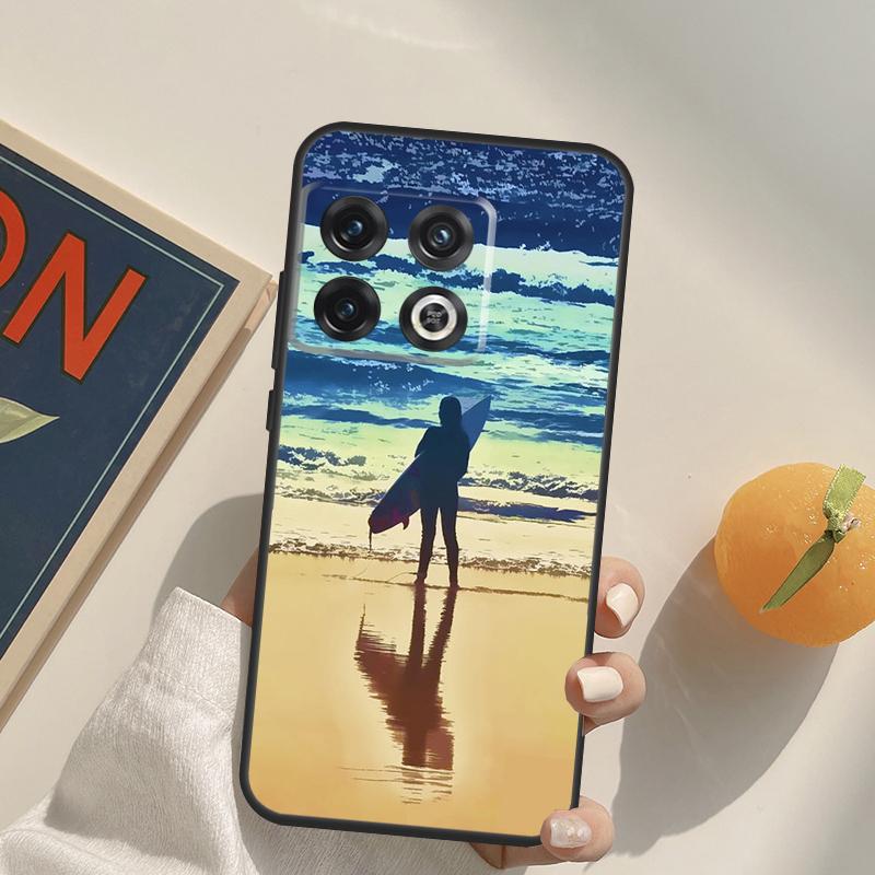 HAWAII BEACH SURF GIRL SURFING ART Case For OnePlus 12R 13R 13T 10R 15 13 12 11 10T 8T Nord CE 4 3 2 Lite N20 N30 Nord 5 Cover