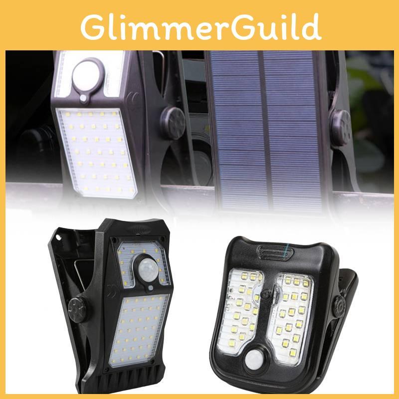 Light Solar Clip Outdoor Courtyard Motion Sensing Lights Camping Weatherproof