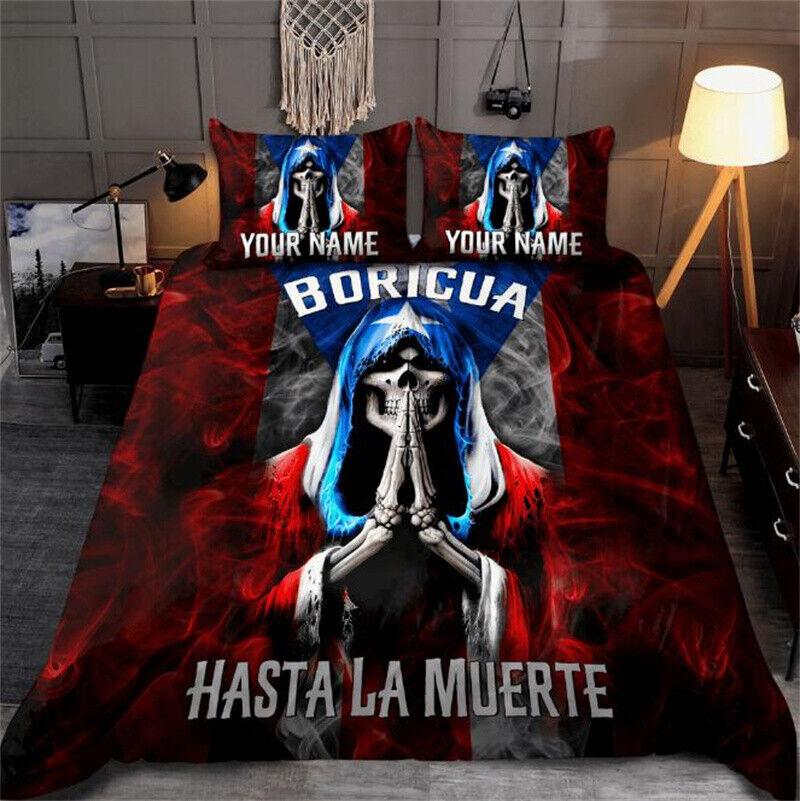 Skull Printed Bedding Set Duvet Cover Soft Comforter Cover Sets Gift