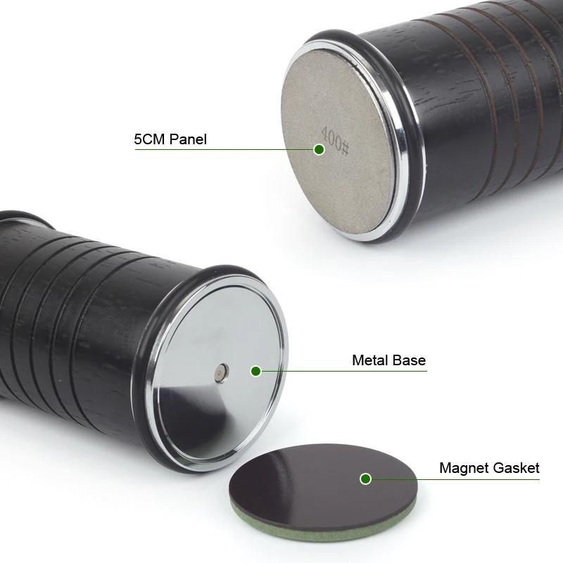 Rollers Sharpening Stone DIY Knife Sharpener Solid WoodKnives Grinding System 12/15/18/20/22° Bear Metals Diamond Whetstone Tool