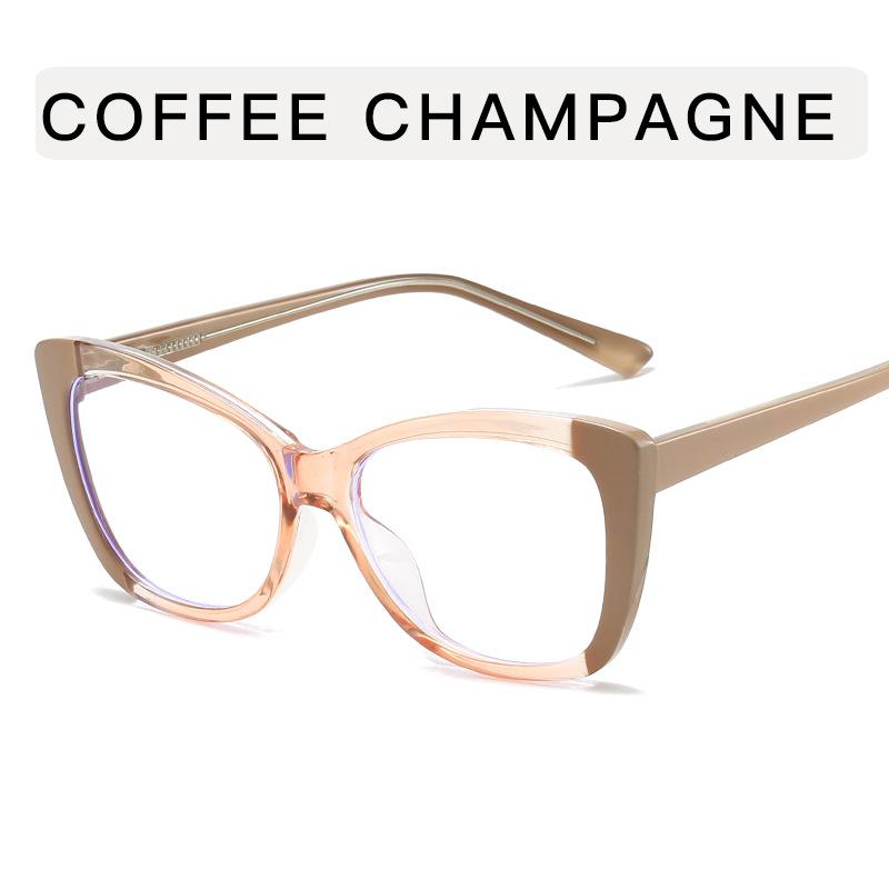 Butterfly Shape Glasses Women Fashion Stylish Blue Light Blocking Men's Glasses European American Decorative Glass