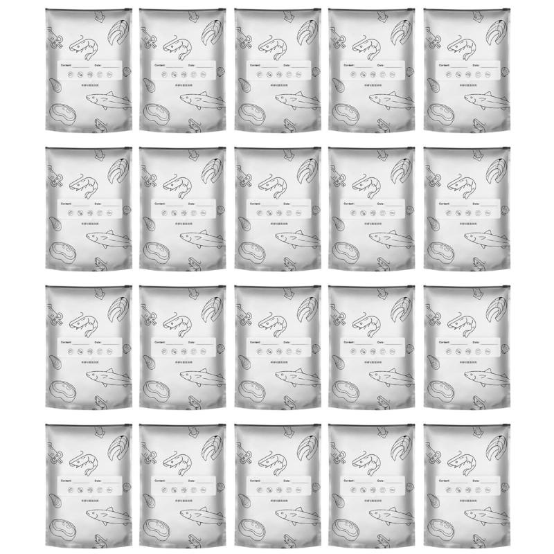 Thickened Aluminum Foil Sealed Bags With Expandable Space Moistureproof Food Containers For Kitchen Organization