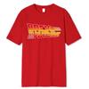 Back To The Future Tshirt Cotton T Shirt For Men Summer Short Sleeve T Shirts Movie Hip Hop Tee Tops Streetwear T-shirts XXXL
