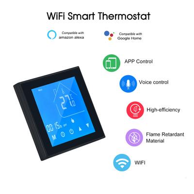 WiFi Smart Thermostat Temperaturregler LCD-Display Woche programmierbar für Wasser-/Gaskessel