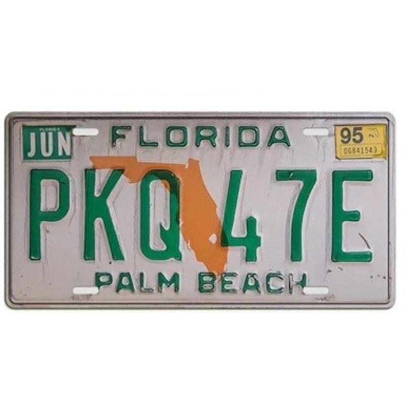 New York Souvenir License Plate, Metal Auto Decor 15x30cm