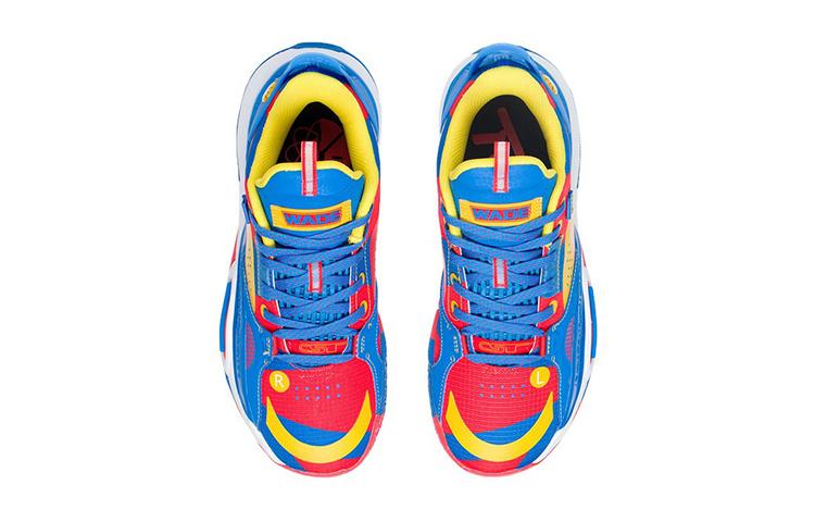 Li Ning YOUNG Low Top Basketball Shoes Blue Red Unisex YKBS024-1