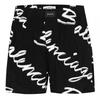 Balenciaga Womens/Ladies Script Relaxed Fit Shorts
